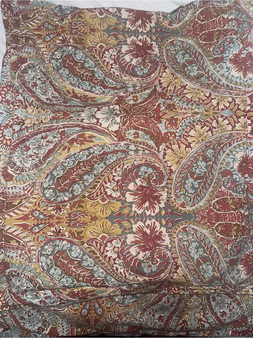 Pottery Barn Bella Paisley Duvet Cover and Shams Queen